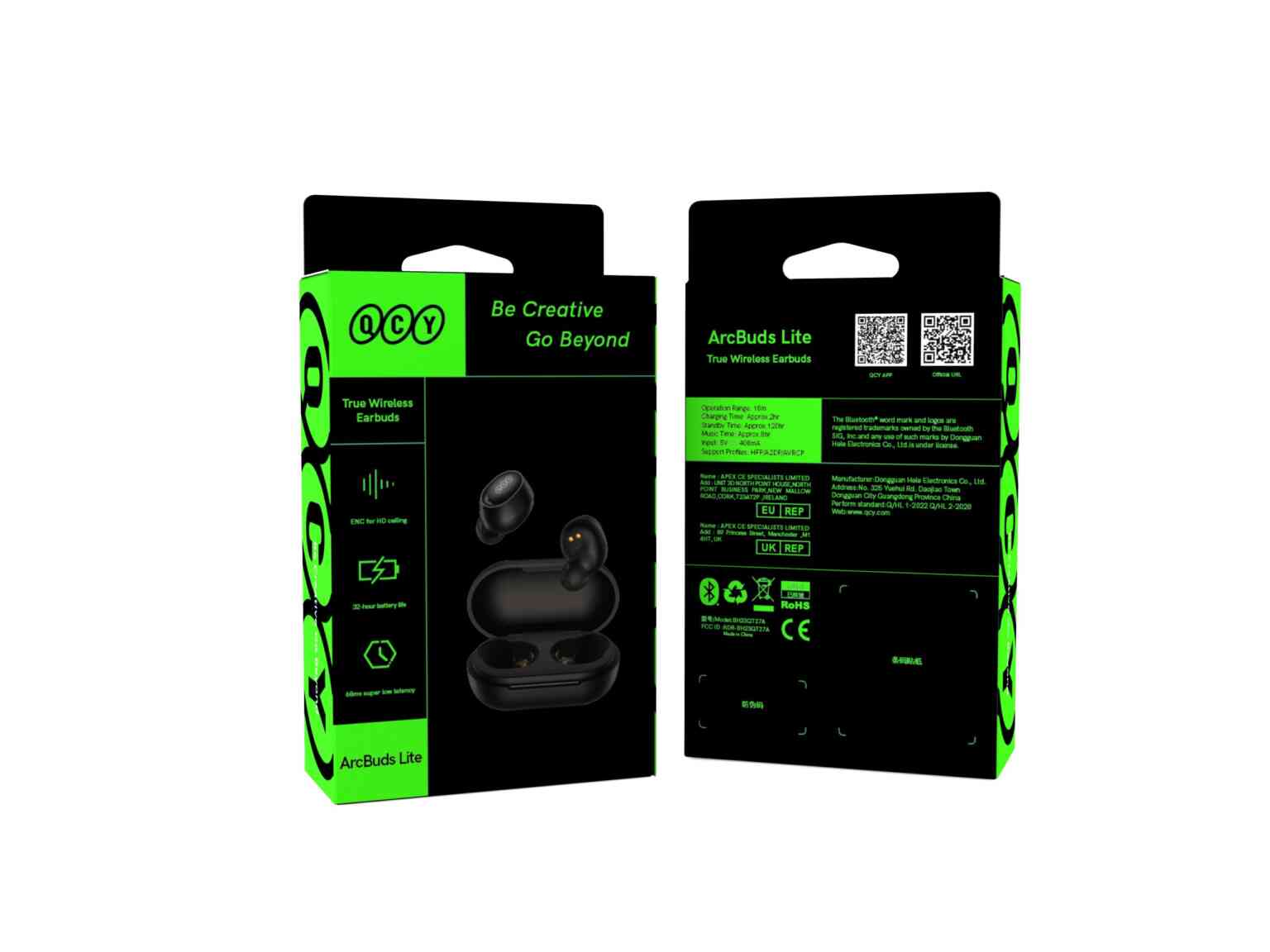 QCY ArcBuds Lite T27 TWS Earbuds – Low Latency Gaming & ENC Calls